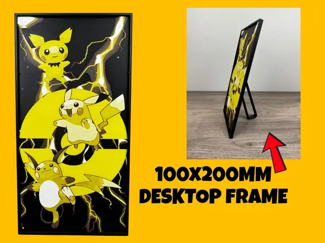 HueForge model: Pichu & Pikachu & Raichu by Canadian Gamer
