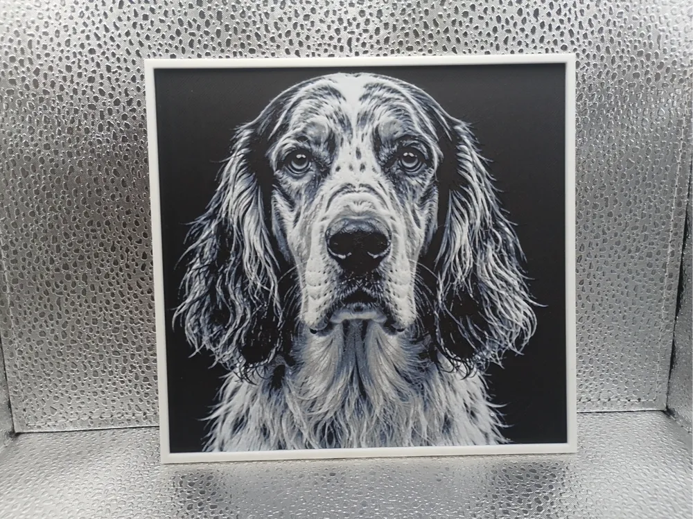 English Setter - Hueforge by Borishotch Industries HueForge model: English Setter - Hueforge by Borishotch Industries