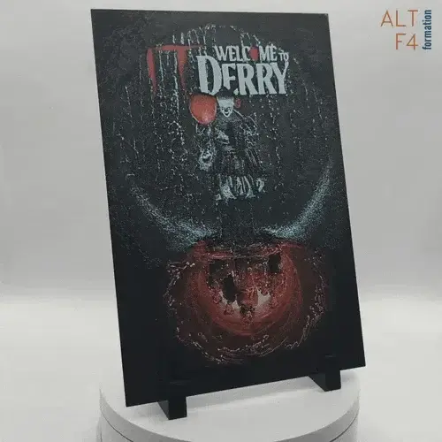 HueForge model: It welcome to derry poster - hueforge by Altf4-Formation