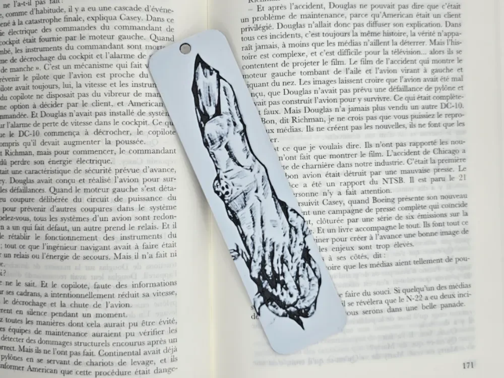 Bookmark Sukuna's Finger by Kactus Fpv HueForge model: Bookmark Sukuna's Finger by Kactus Fpv
