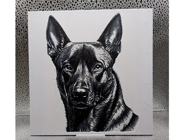 HueForge model: Belgian Malinois Hueforge by Borishotch Industries