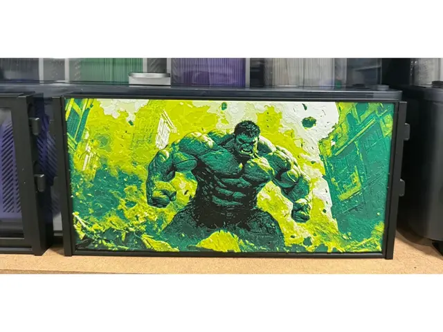 HueForge model: Hulk - AMS Art by Canadian Gamer