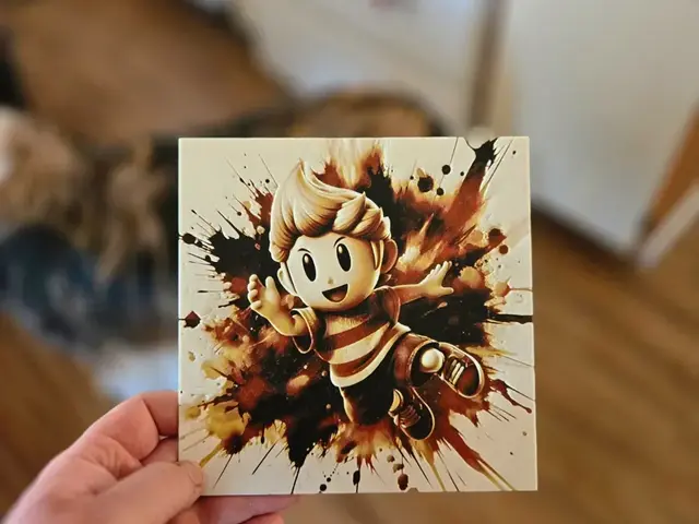 HueForge model: Graffiti Lucas Hueforge by 3Ree Printing