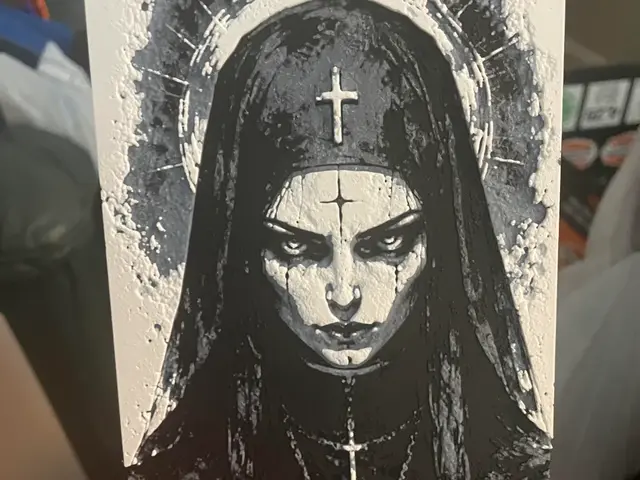 HueForge model: Scary Nun Hueforge by Advancedtechworldwide
