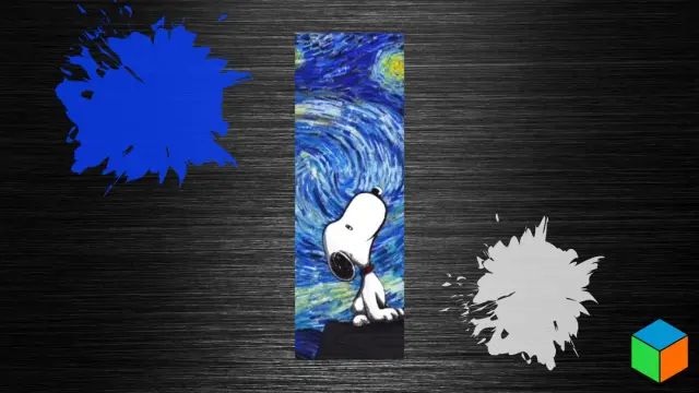 Snoopy’s Starry Night — New 50 × 150mm Bookmark