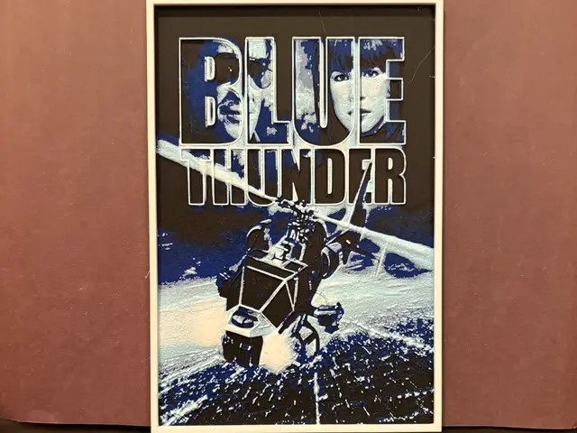 HueForge model: Blue Thunder Hueforge by Estiv