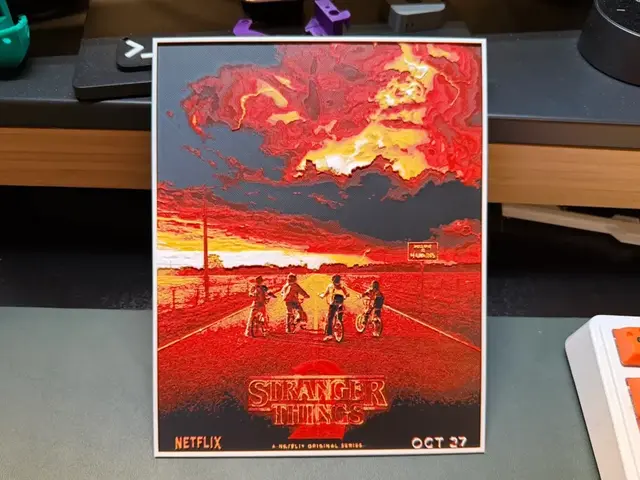HueForge model: Stranger Things Season 2 HueForge by liv_3d