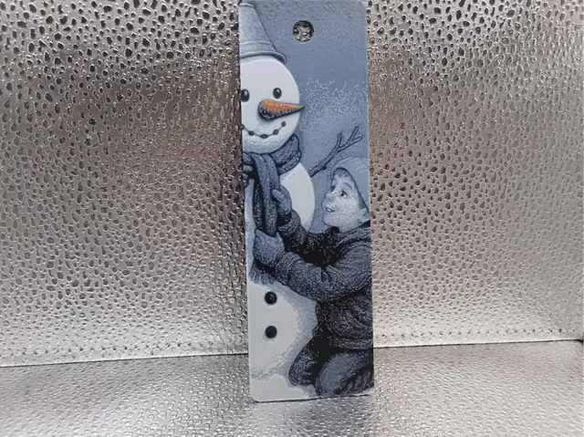 Snowman Bookmark - HueForge