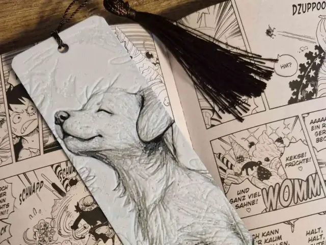 HueForge model: Cute Dog Bookmark by Schuettdesign
