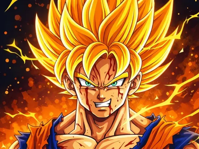 HueForge model: Goku SSJ - Hueforge by Hueforge Maker