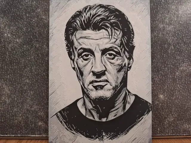 HueForge model: Hueforge Sylvester Stallone by Litolunar