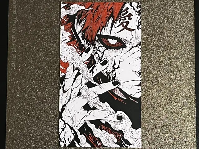 HueForge model: Gaara Naruto Hueforge by FantasyZ