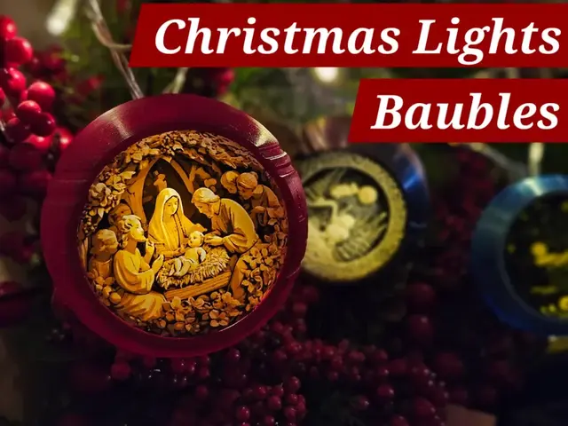 HueForge model: Christmas Lights Baubles by C3D