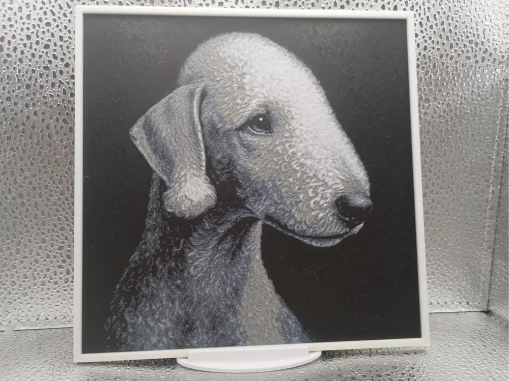 Bedlington Terrier hueforge by Borishotch Industries HueForge model: Bedlington Terrier hueforge by Borishotch Industries