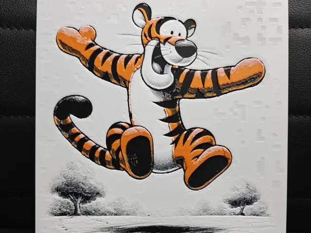 HueForge model: Tigger by TheHueforgeLady