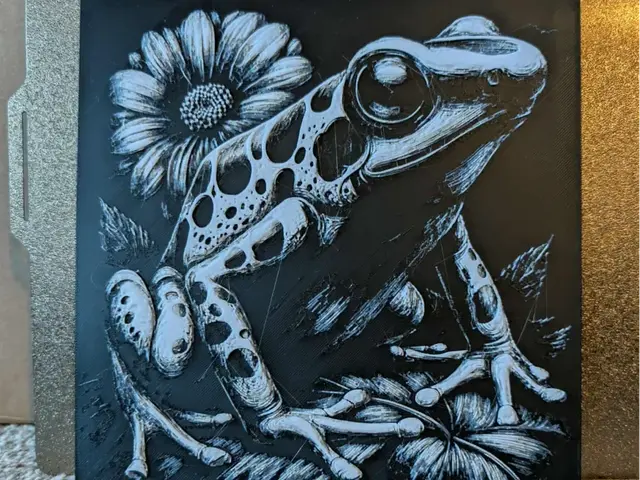 HueForge model: Dart frog - hueforge by 3dGlow