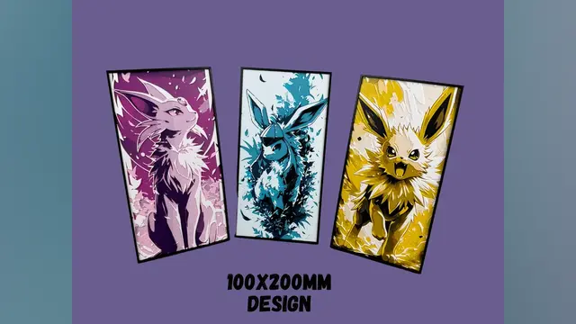 HueForge model: Espeon - Glaceon - Jolteon - Pokemon Hueforges - Espeon by Canadian Gamer