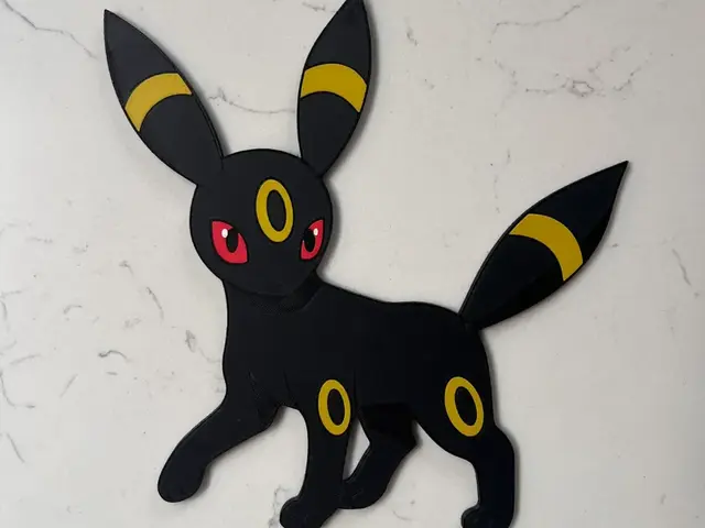 HueForge model: Umbreon Pokemon 3D Print by Freshly Printed 3D