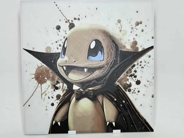 HueForge model: Graffiti Halloween Charmander Hueforge by 3Ree Printing