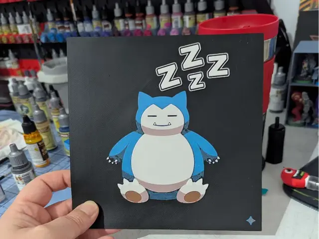 HueForge model: hueforge Ronflex Snorlax by ZombiePaint3D