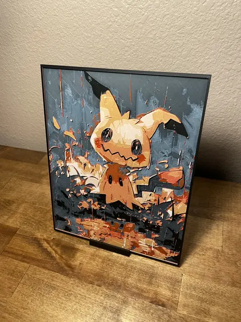 HueForge model: Mimikyu by Cloudy Nostalgia