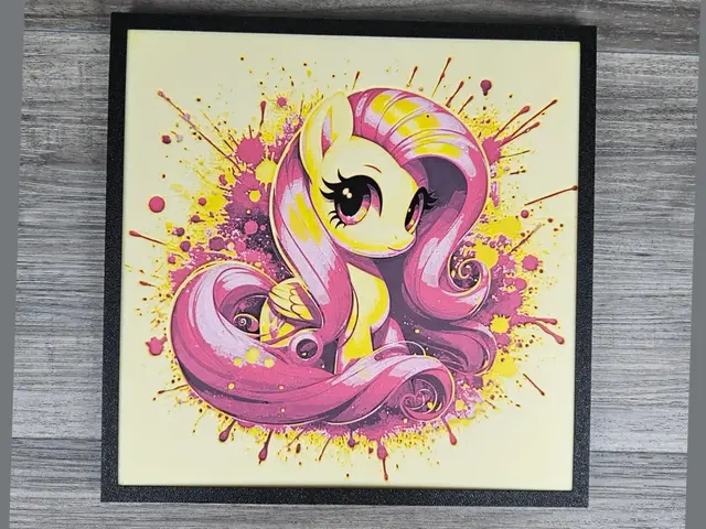 HueForge model: My Little Pony Fluttershy by BusyKikiBee