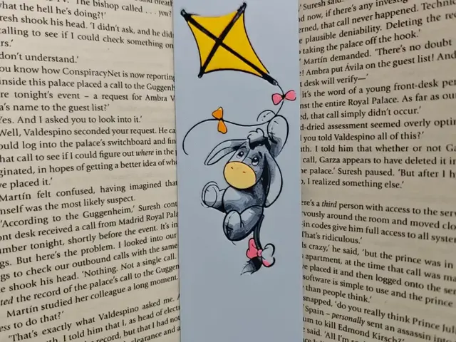 HueForge model: Eeyore Winnie the Pooh Bookmark Set by TheHueforgeLady