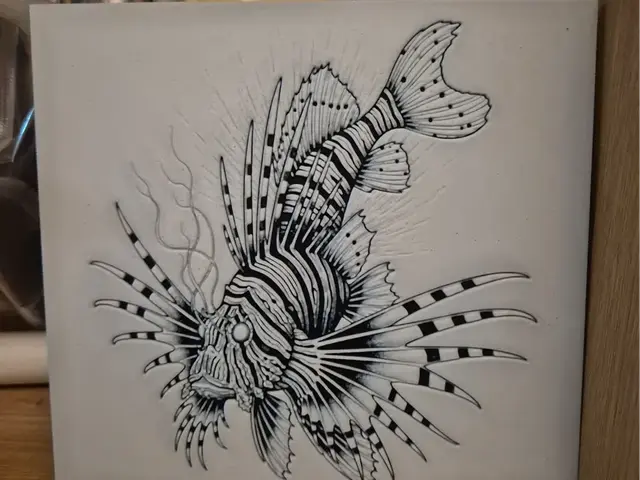 HueForge model: lion fish hueforge by Buntsta