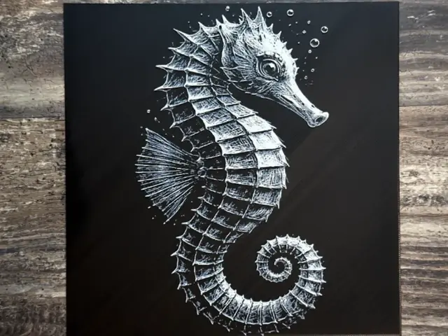 HueForge model: Seahorse HueForge  Wildlife Series by novy