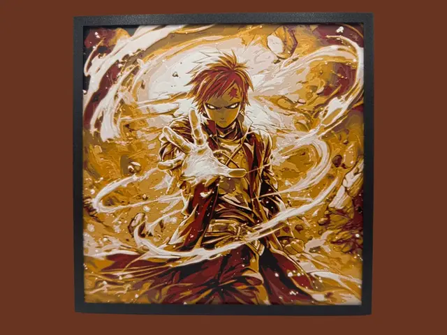 HueForge model: Gaara by Canadian Gamer