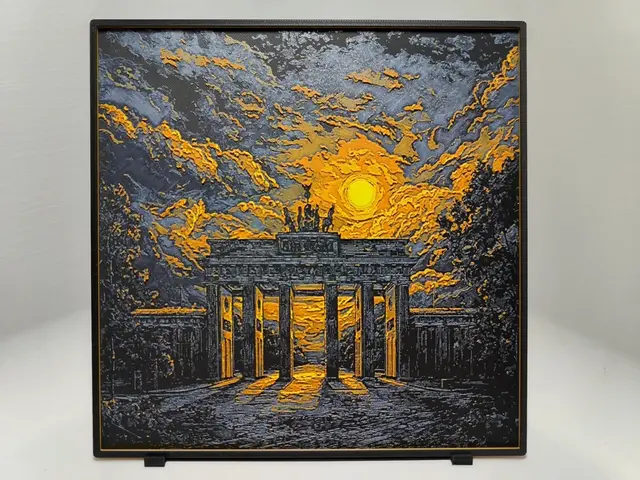 HueForge model: Brandenburg Gate Sunset - Hueforge by BeaN