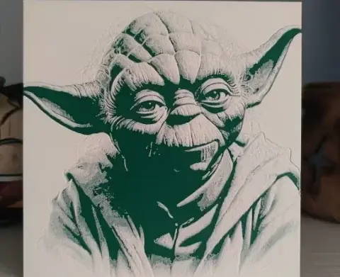HueForge model: Hueforge Yoda by Litolunar