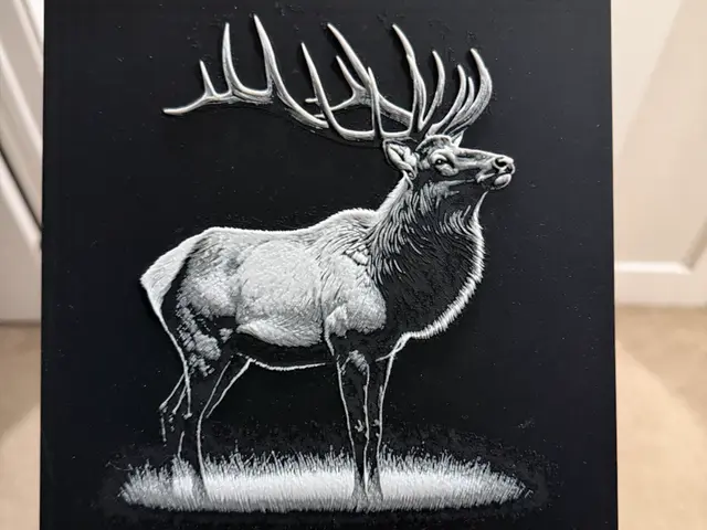 HueForge model: Elk Art Hueforge by RP47 Designs