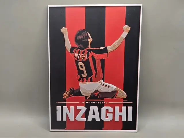 HueForge model: AC Milan - Pippo Inzaghi - HueForge by keko