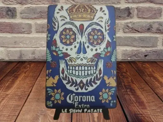 HueForge model: Plaque Vintage Corona Extra Hueforge by leshowpatate
