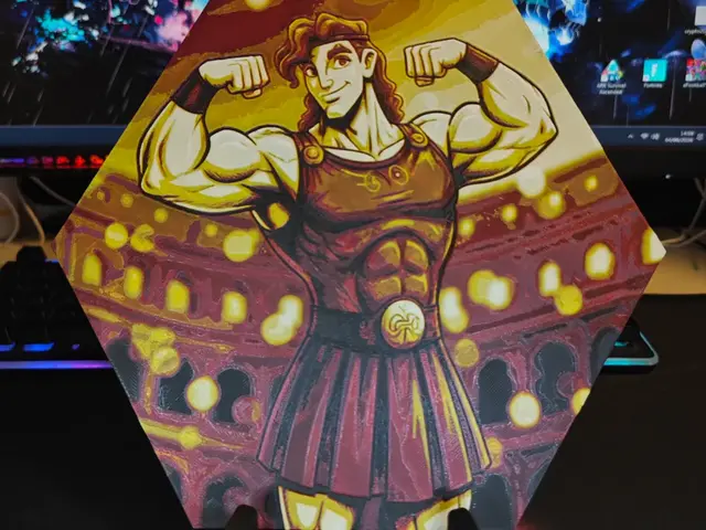 HueForge model: Hueforge Hercules | Disney Honeycomb Mode by JGz3DMaker