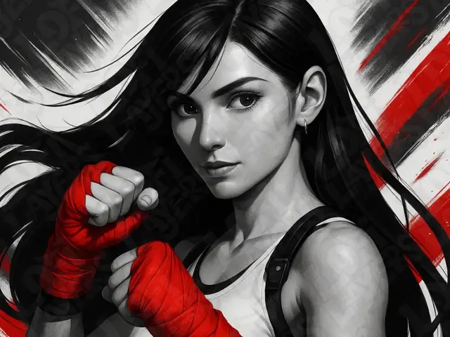 HueForge model: Tifa Lockhart Hueforge by LoFi Layers