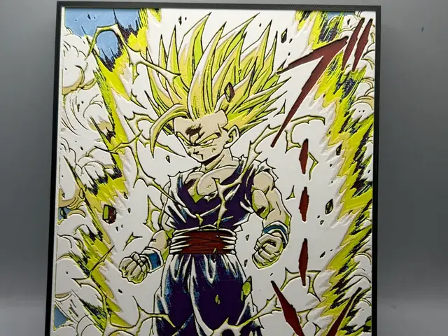 HueForge model: Dragonball Hueforge - Teen Gohan by MonkeyForge 3D