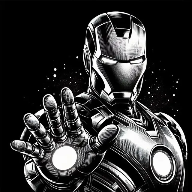 HueForge model: Iron Man hueforge by leshowpatate