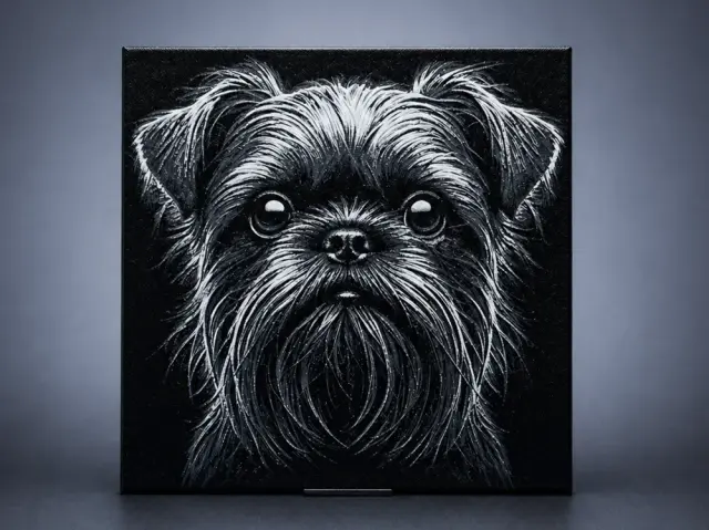 HueForge model: Brussels Griffon dog by Aleksandr