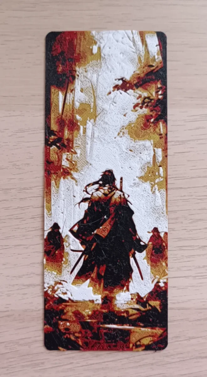 Ninja Bookmark by Atrus Design HueForge model: Ninja Bookmark by Atrus Design