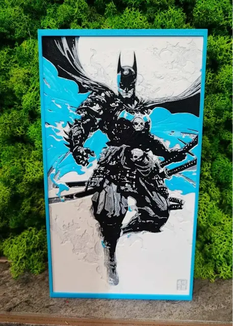 HueForge model: The bat by Garuda3D
