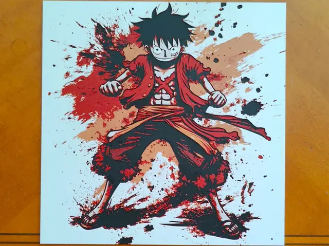 HueForge model: Monkey D. Luffy - One Piece Hueforge - 4 Colours by Sarge