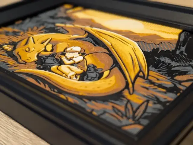 Charizard & Ash Hueforge 7x5