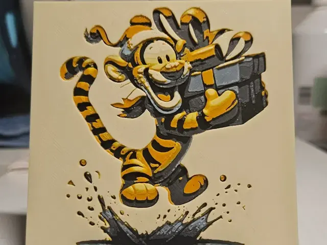Christmas Tigger Whinnie de Poe
