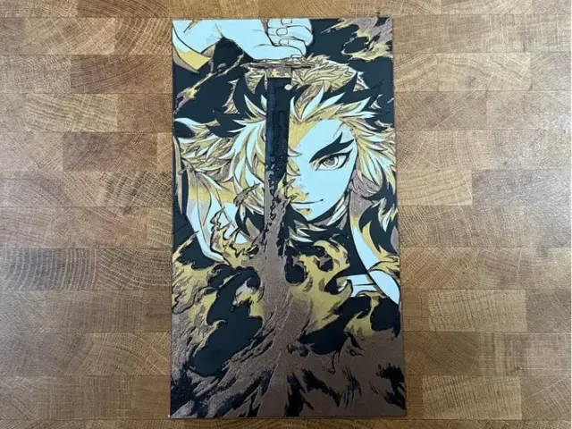 HueForge model: Demon Slayer - Rengoku, Flame Hashira by Pretty Okay Prints