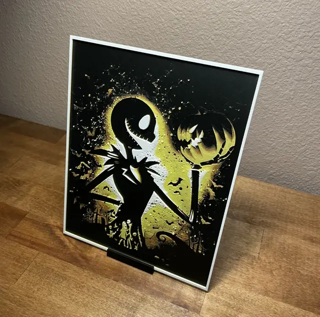 HueForge model: Disney  - Jack Skellington (better quality) by Cloudy Nostalgia