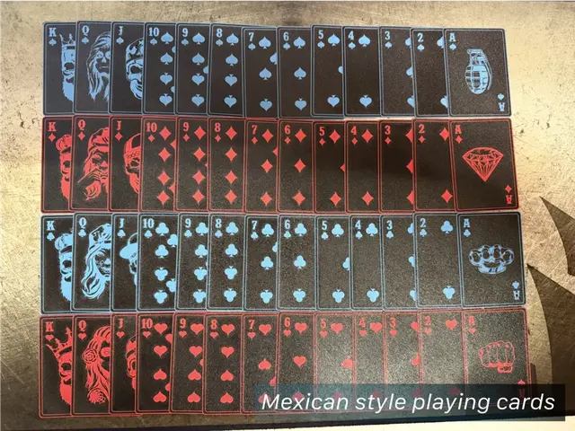 HueForge model: Mexican Style Playing Cards by Loupes