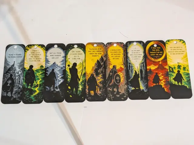 The Fellowship – HueForge Bookmark Collection