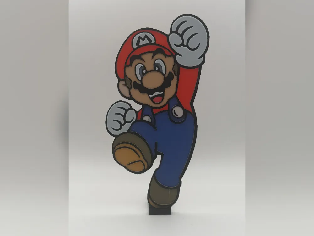 Super Mario Jump HueForge Print by Thadius HueForge model: Super Mario Jump HueForge Print by Thadius